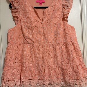 Lilly Pulitzer Eyelet top